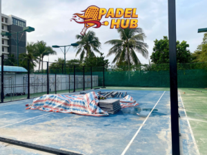 Quy trình thi công sân Padel tiêu chuẩn trọn gói 2026.