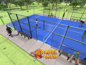 Vật liệu sân Padel đạt tiêu chuẩn FIP với khung thép và kính cường lực